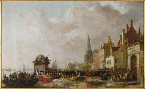 “Entry of Napoleon in Antwerp” (Van Bree)