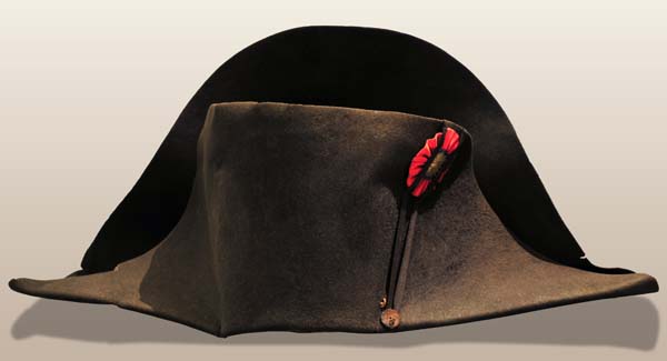 Napoleon’s beaver felt hat, 1815