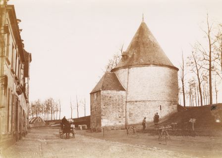 De Huidevetterstoren in 1860
